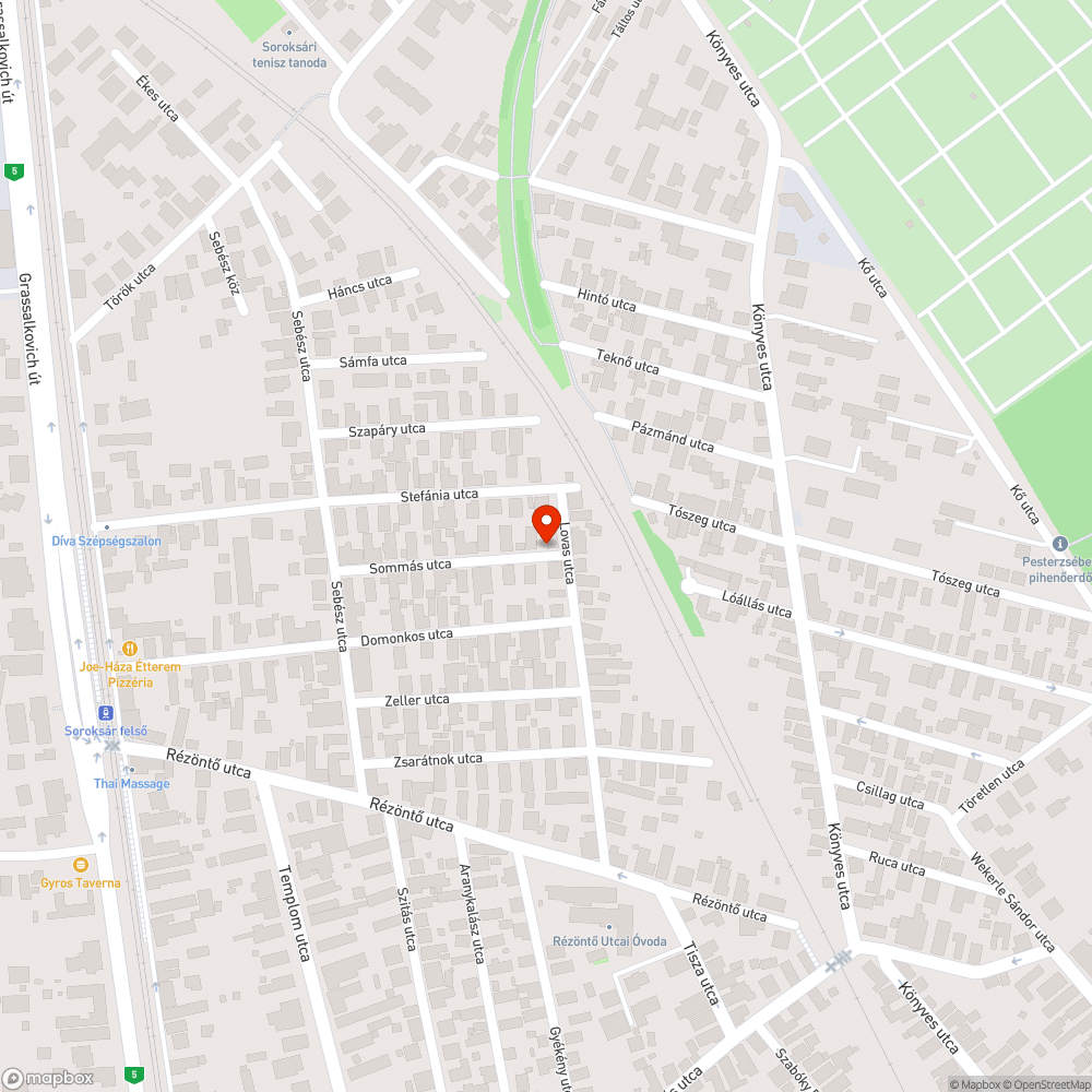 Kivont jármű bejelentés helye