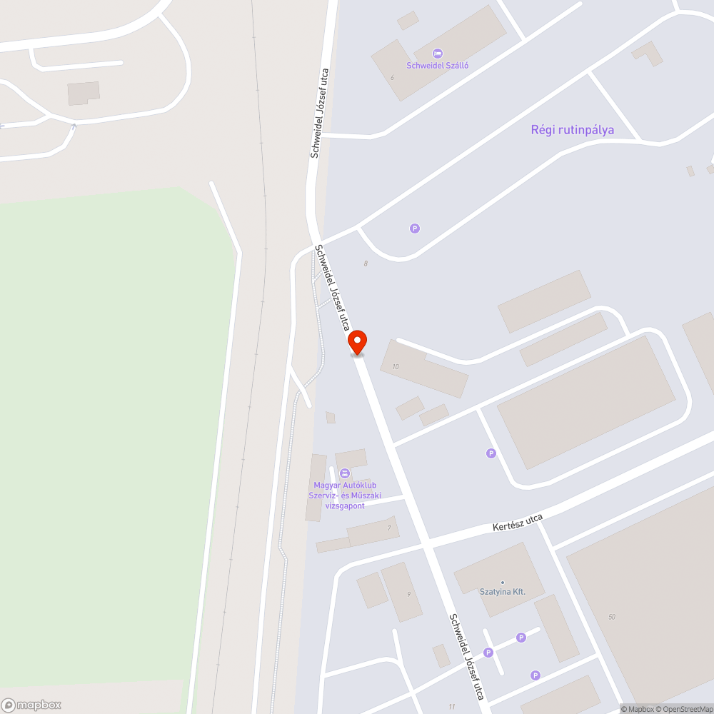 Schweidel József utcában több helyen nincsen közvilágítás bejelentés helye