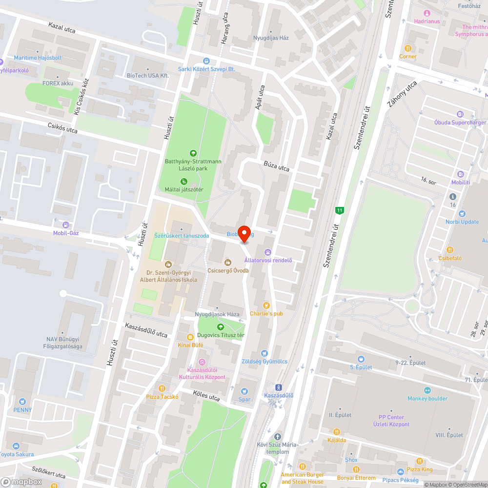 Vízfolyás bejelentés helye