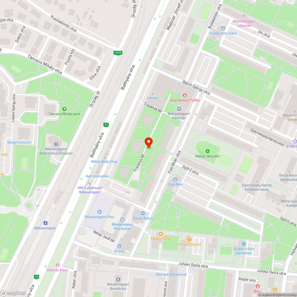 Zöldterület helyreállítása bejelentés helye