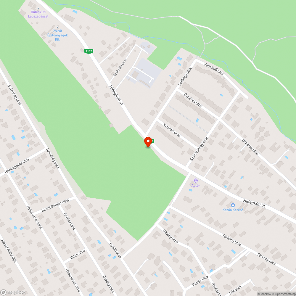 elhagyott autó bejelentés helye