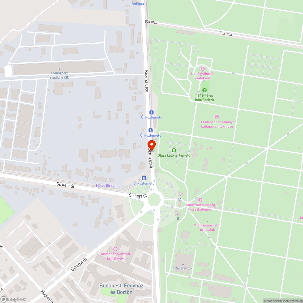 Elfordult, sérült oszlopon lévő irányítótábla bejelentés helye