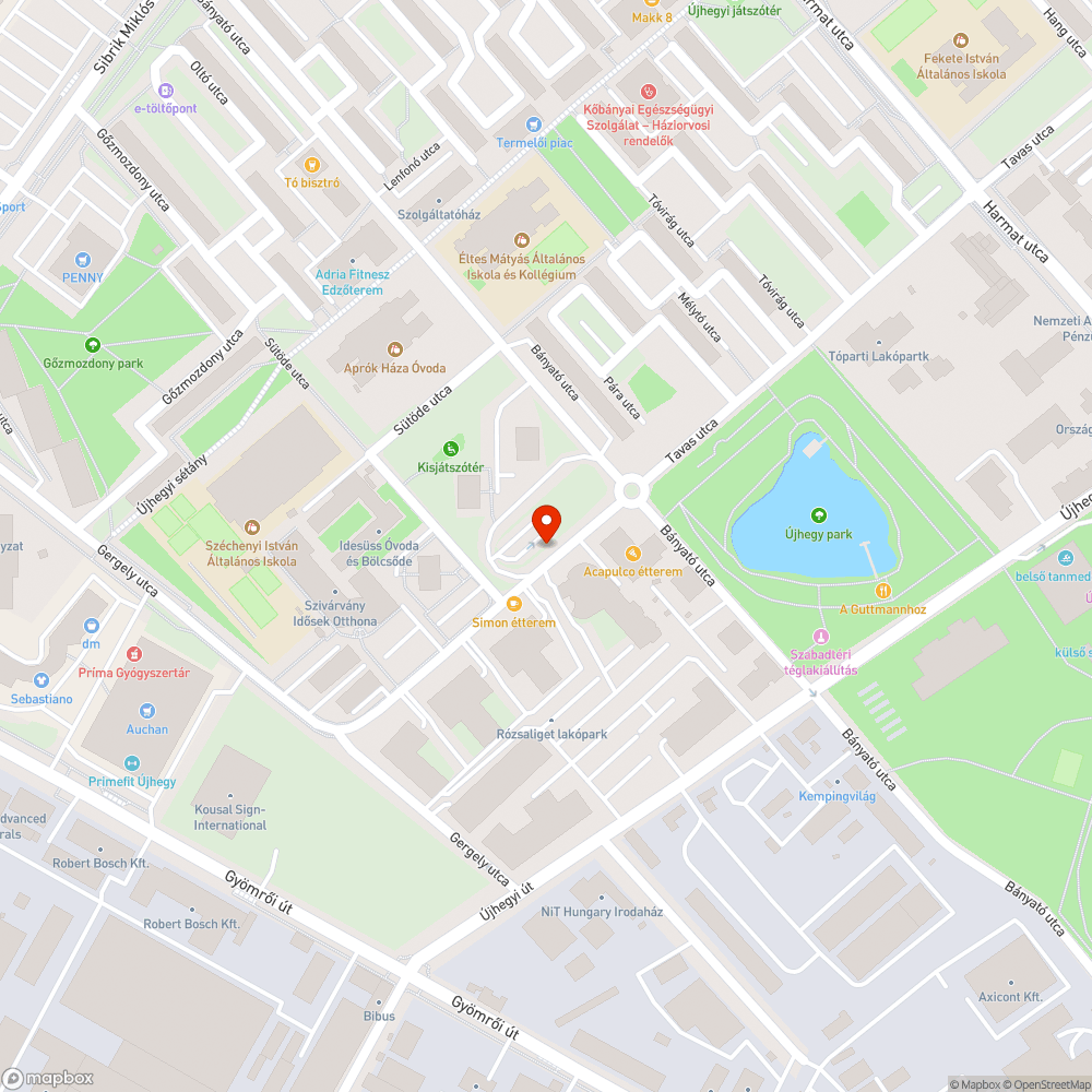 Közterületen parkoló üzemképtelen autó bejelentés helye