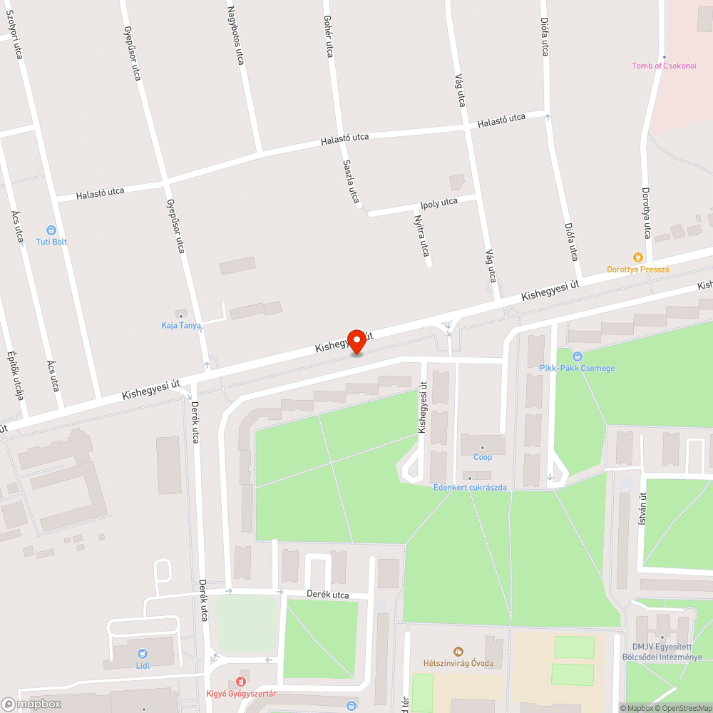 Építési törmelék bejelentés helye