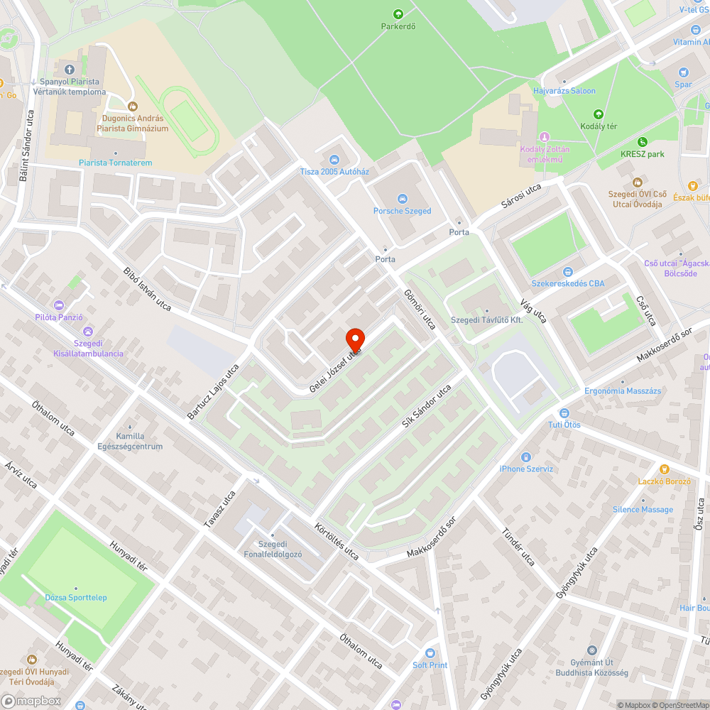 Közmű fedlap a parkolóban bejelentés helye