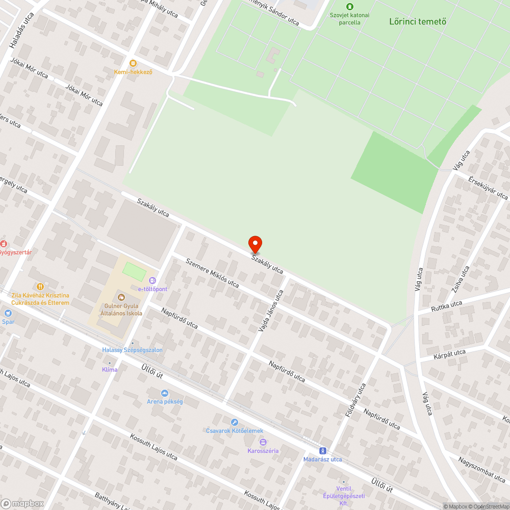 Autó tárolás bejelentés helye