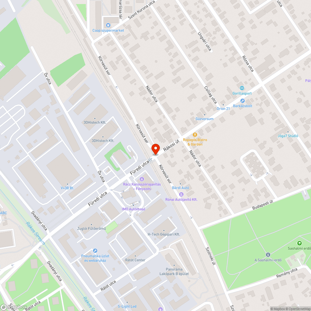 Sorompó működése bejelentés helye