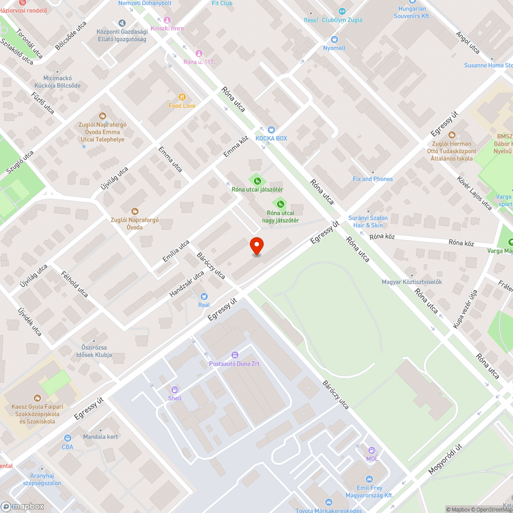 Járda probléma az Egressy út 76 előtt bejelentés helye