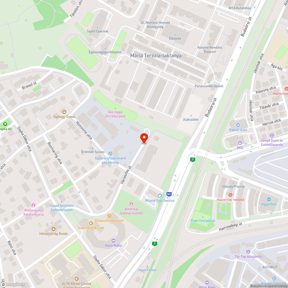 Zöldfelületen parkolás - Harasztos bejelentés helye