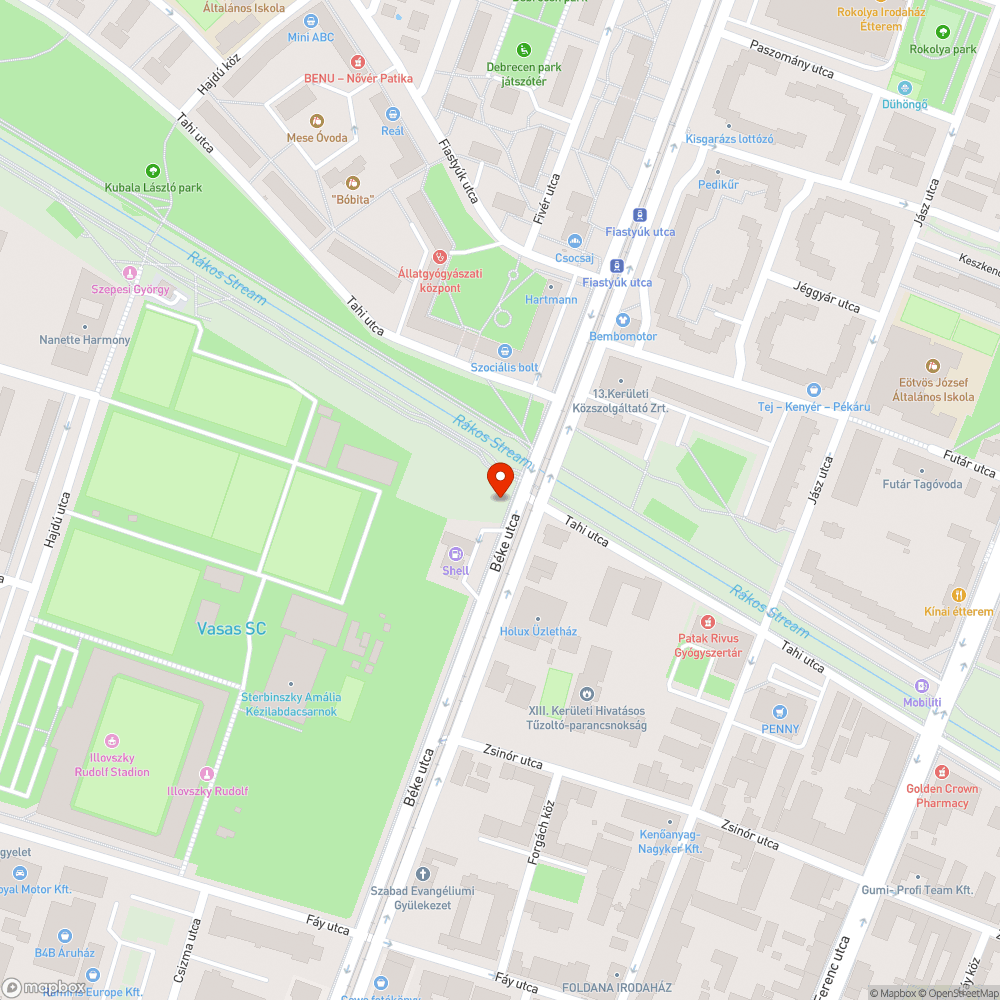 Szemét - Béke u. bejelentés helye