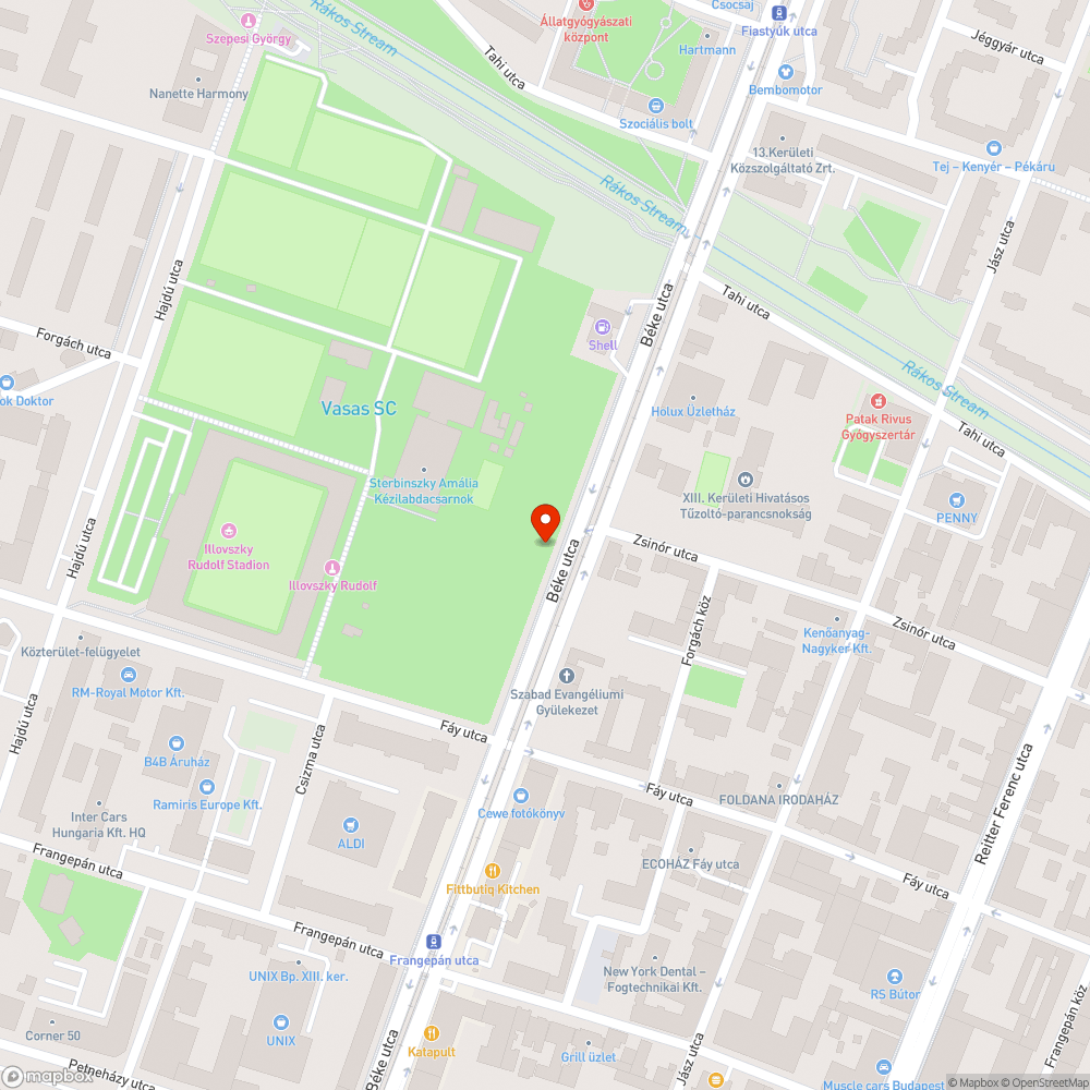 Kidöntött oszlopok - Béke u. bejelentés helye