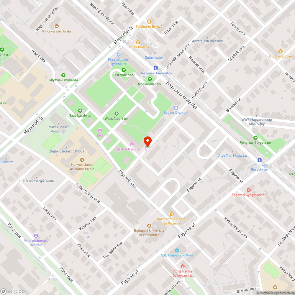 Lámpa oszlop, lámpatest bejelentés helye