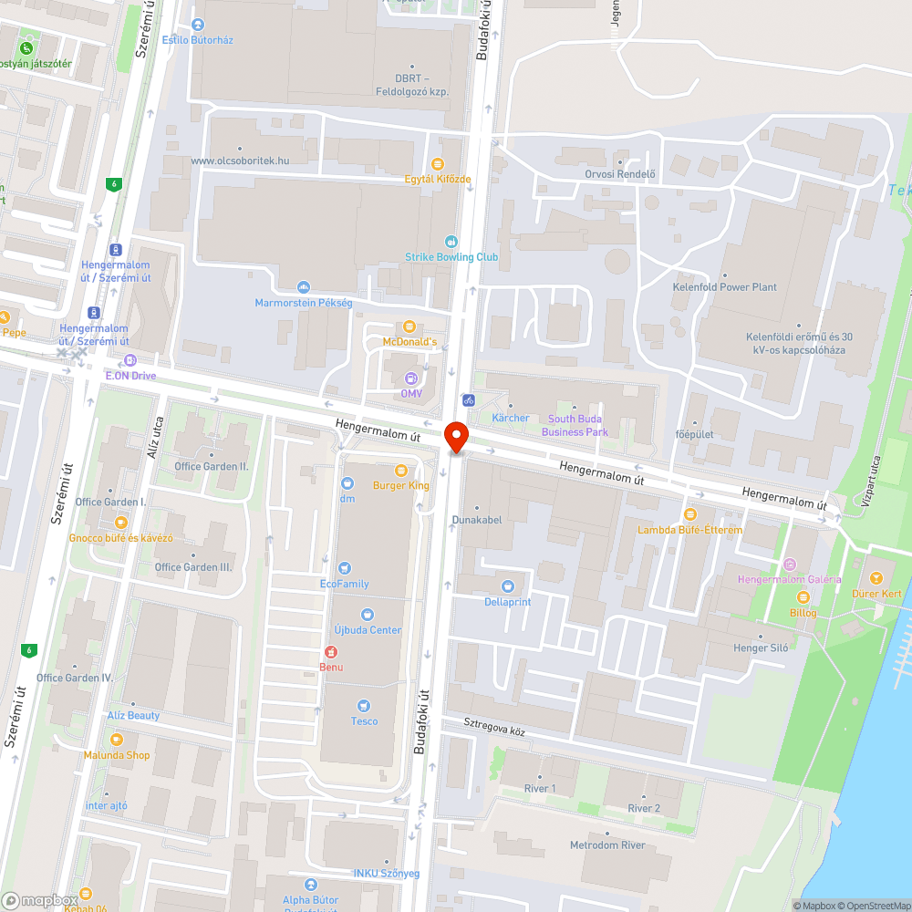 Csatornanyílás körül hiányzó aszfalt bejelentés helye