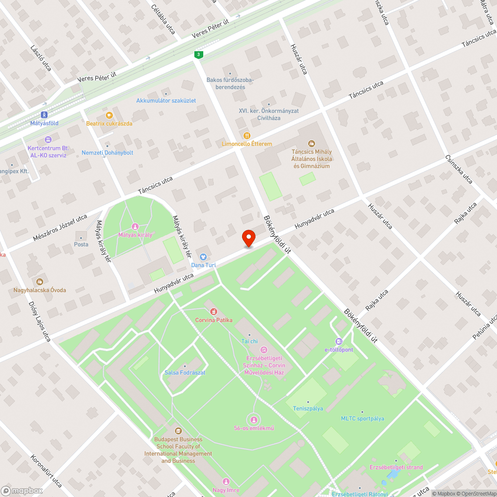 Lejárt műszakival parkoló szgk bejelentés helye