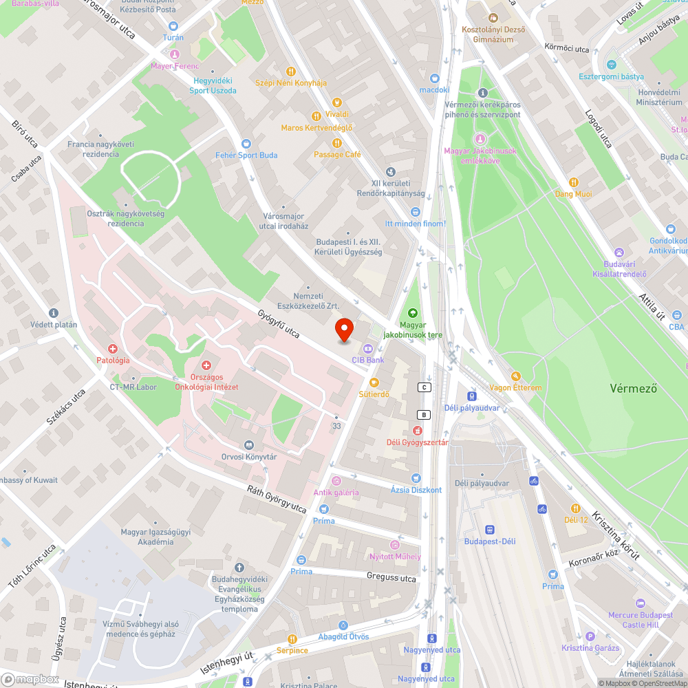 Szemét az utcán bejelentés helye