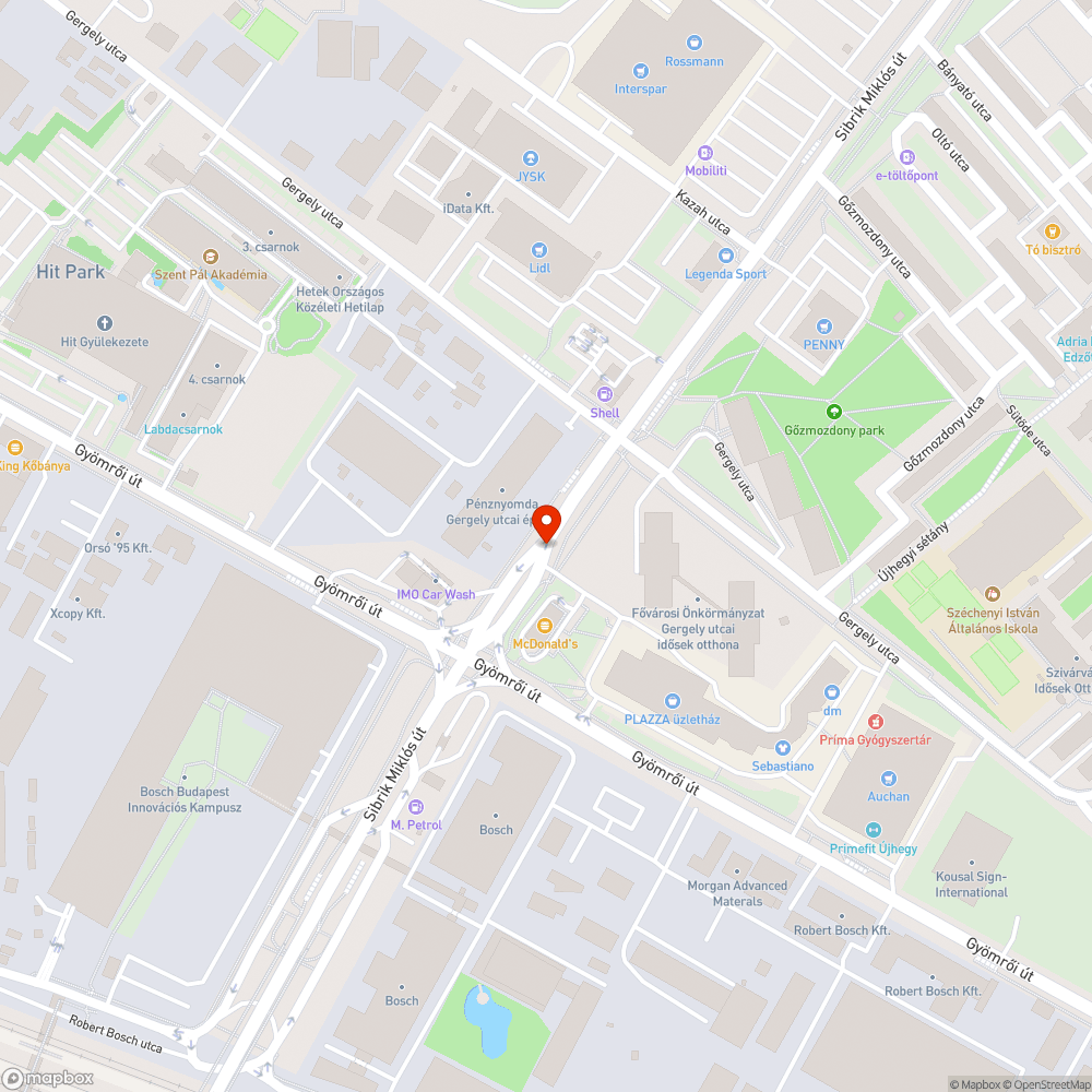 Kátyú tenger, megrogyott, süllyedő aszfalt bejelentés helye