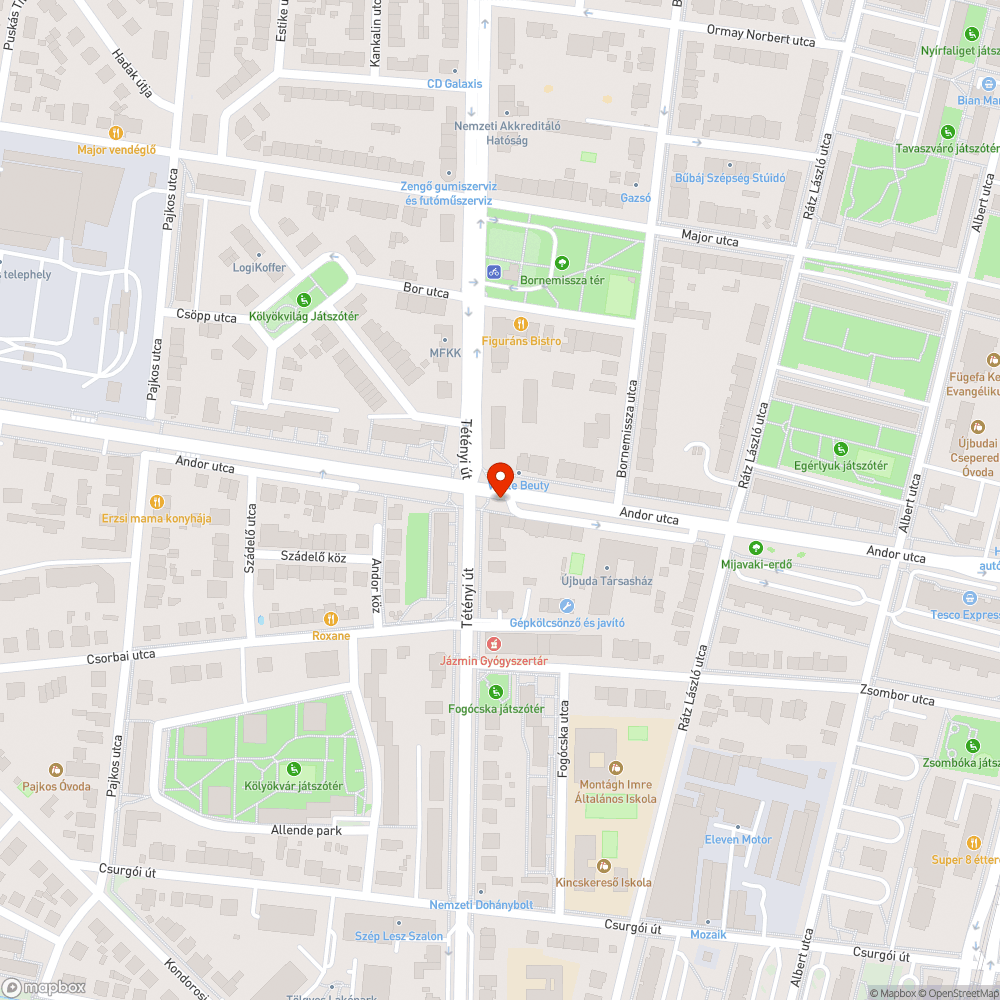 Üres oszlop bejelentés helye