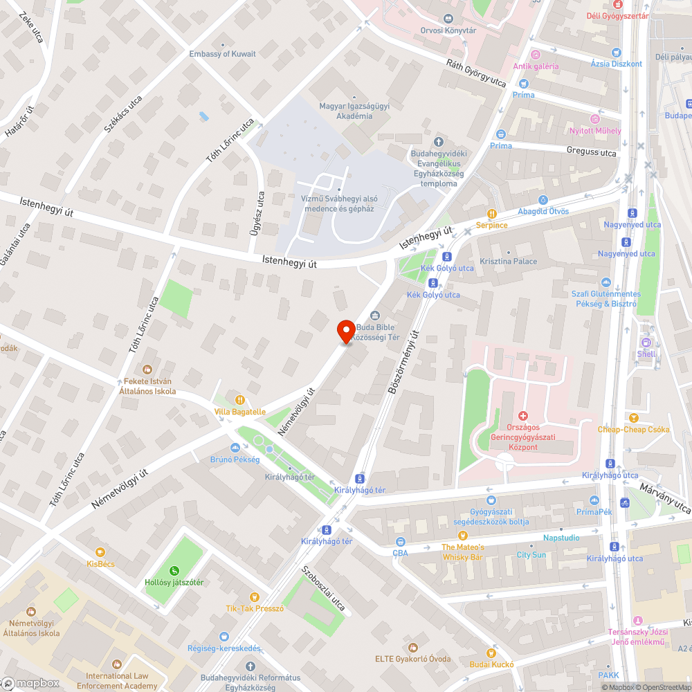 Korhadt fa bejelentés helye