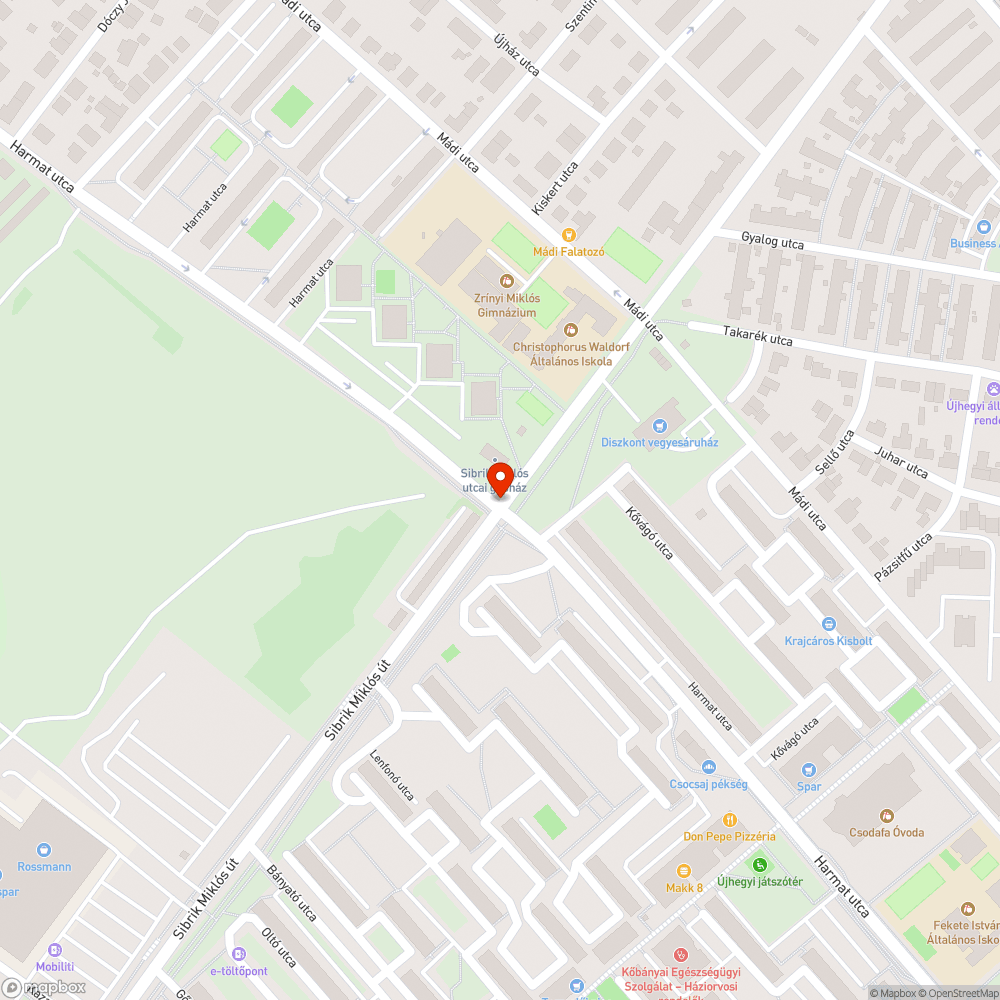 Hepehupa, gödör, mélyedés a kereszteződésben bejelentés helye