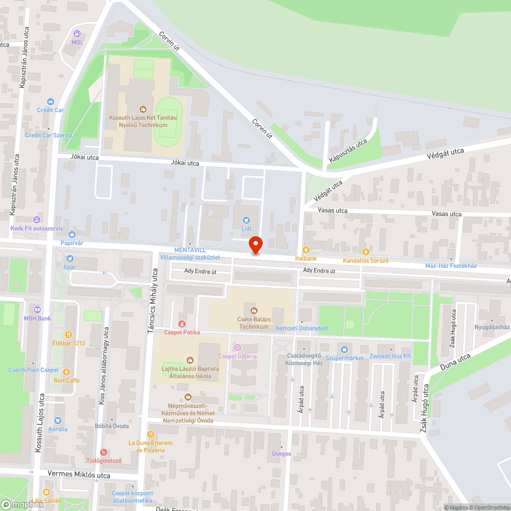 Rálátási háromszög biztosítása bejelentés helye