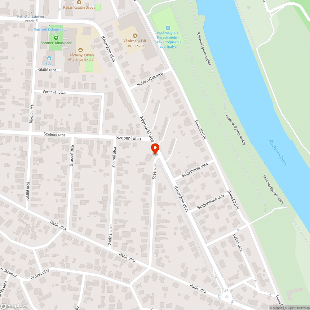 Elindulási látómező biztosítása bejelentés helye