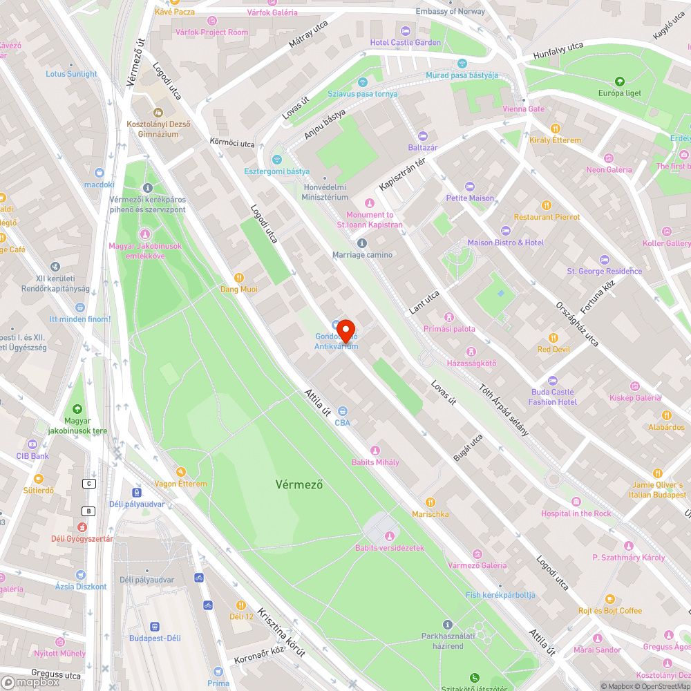 Kerékpártámaszok bejelentés helye