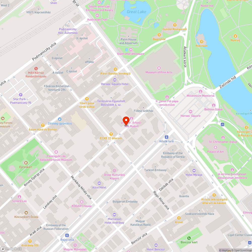 Rozoga kerékpártartók bejelentés helye