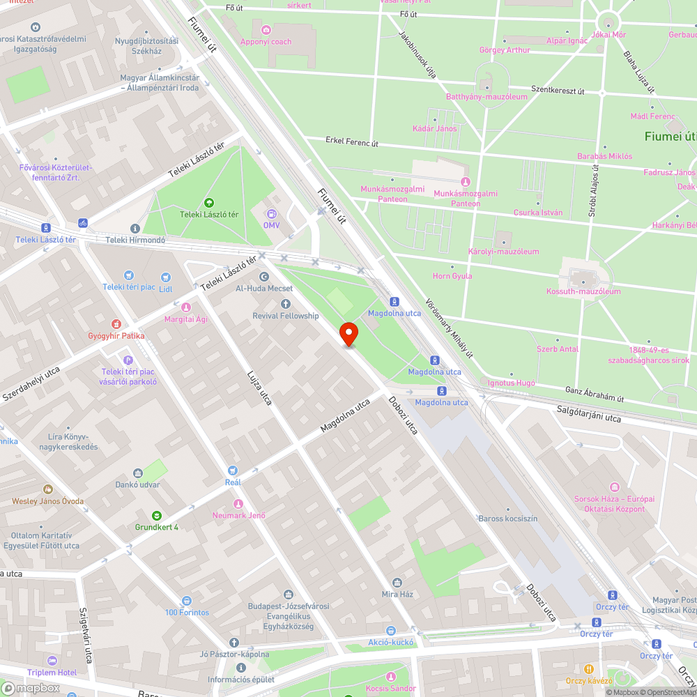 Elhagyott Opel bejelentés helye