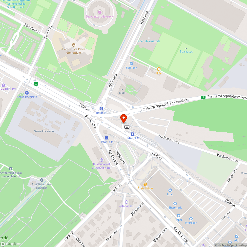 Szétcsúszott beton terelőelem bejelentés helye