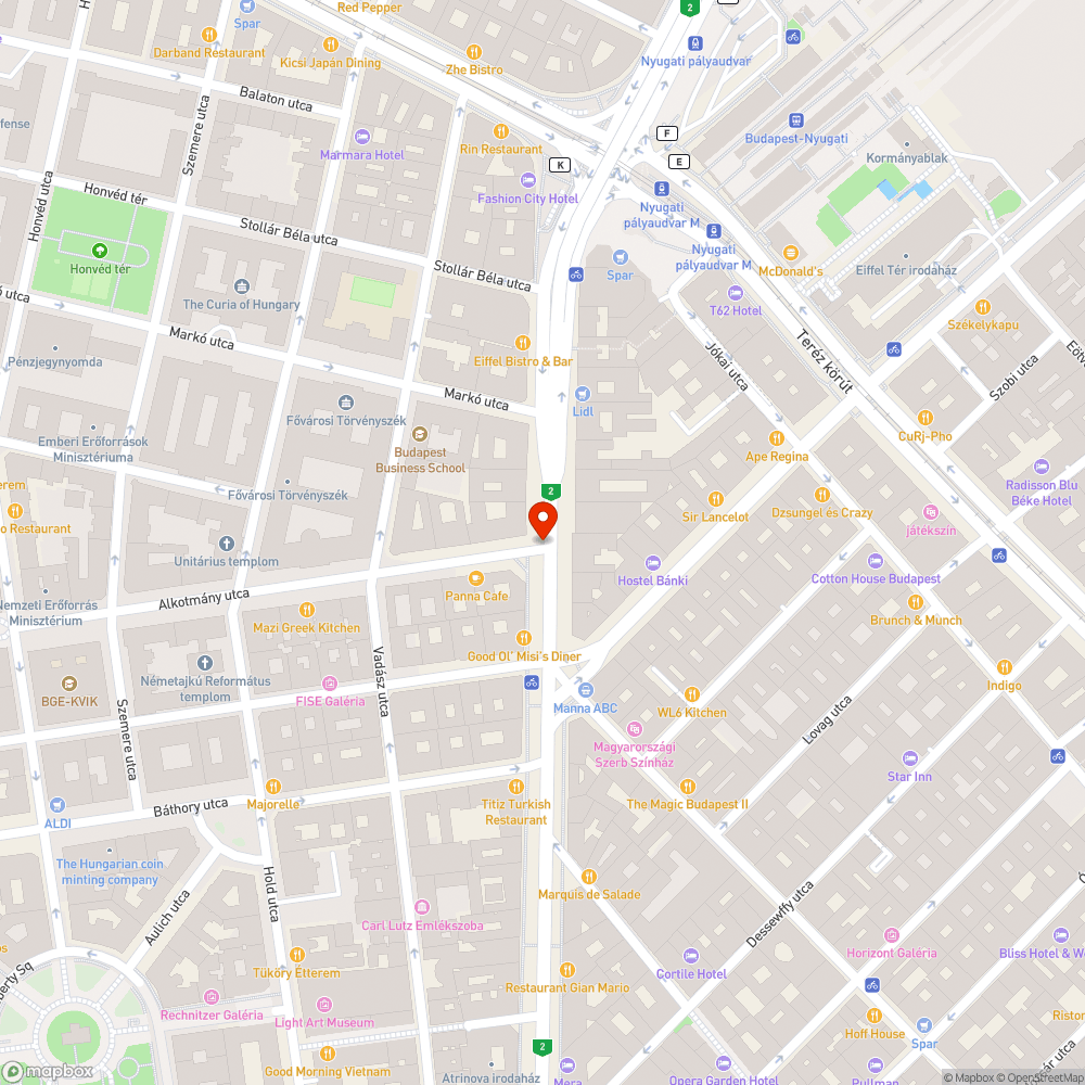 Rossz állapotú utca bejelentés helye