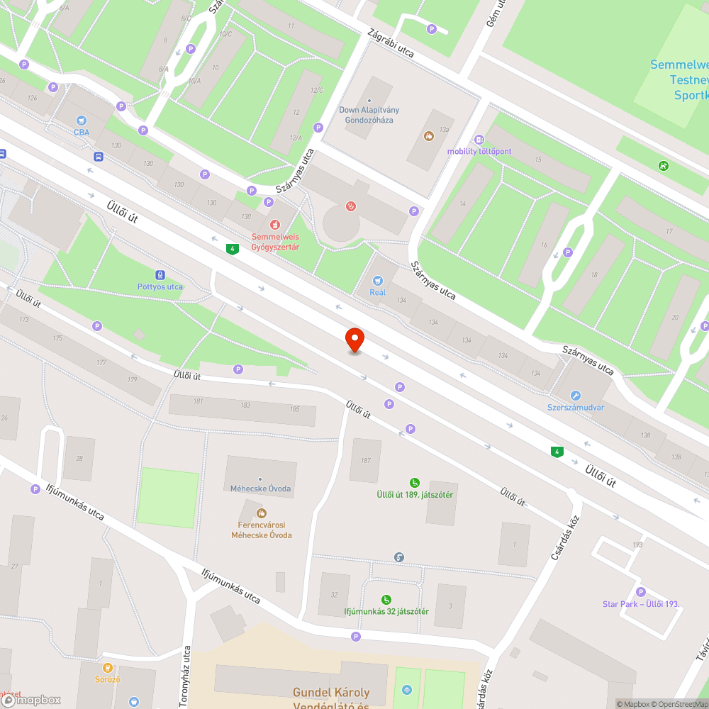 P+R parkolo felfestés hiány bejelentés helye