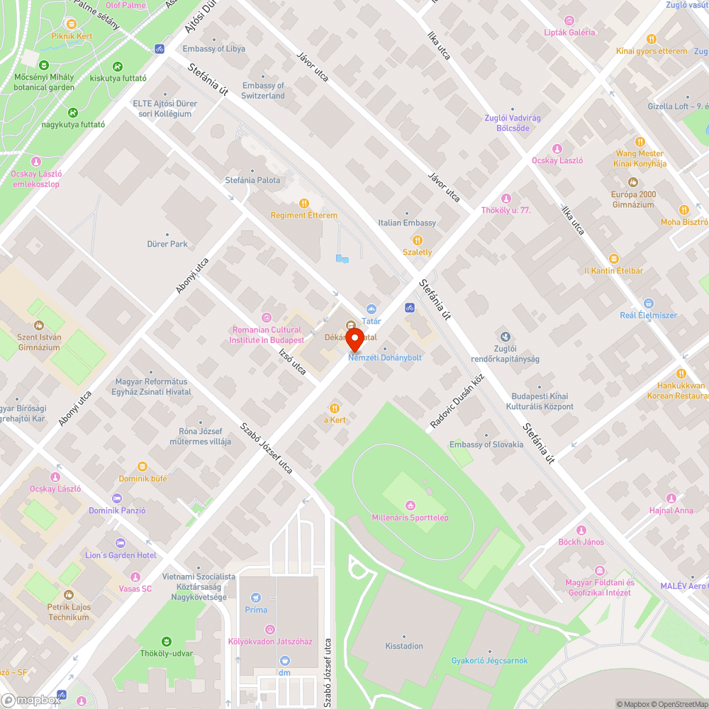 Kiégett, hibás közvilágítás bejelentés helye