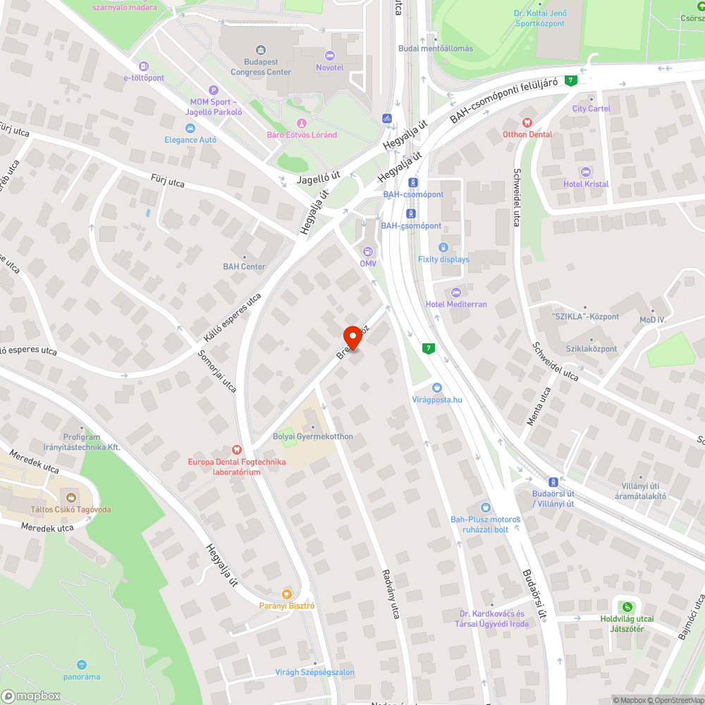 Sérült fedlappár bejelentés helye