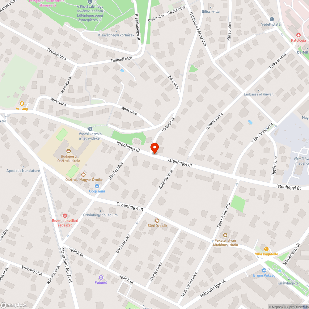 Járdaszakasz állandó leparkolása bejelentés helye