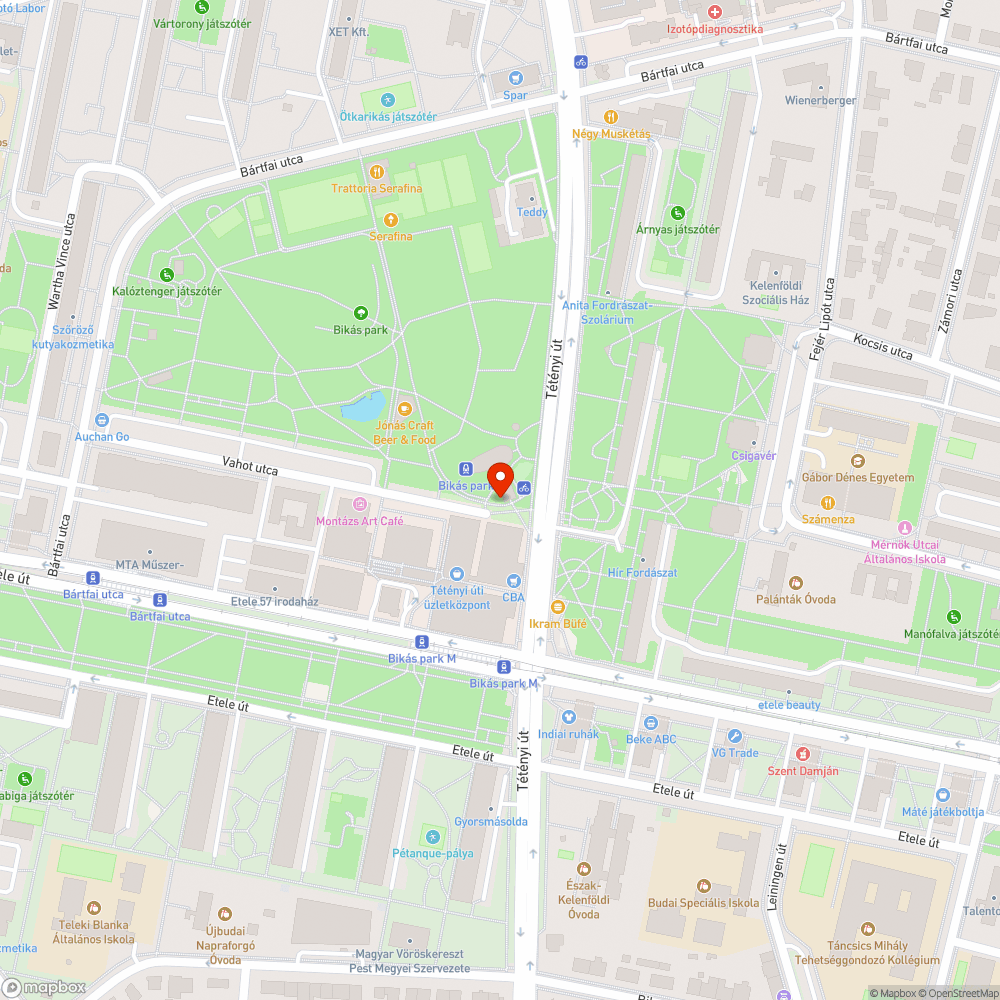 Tüskés bokor a kerékpártároló tövében bejelentés helye