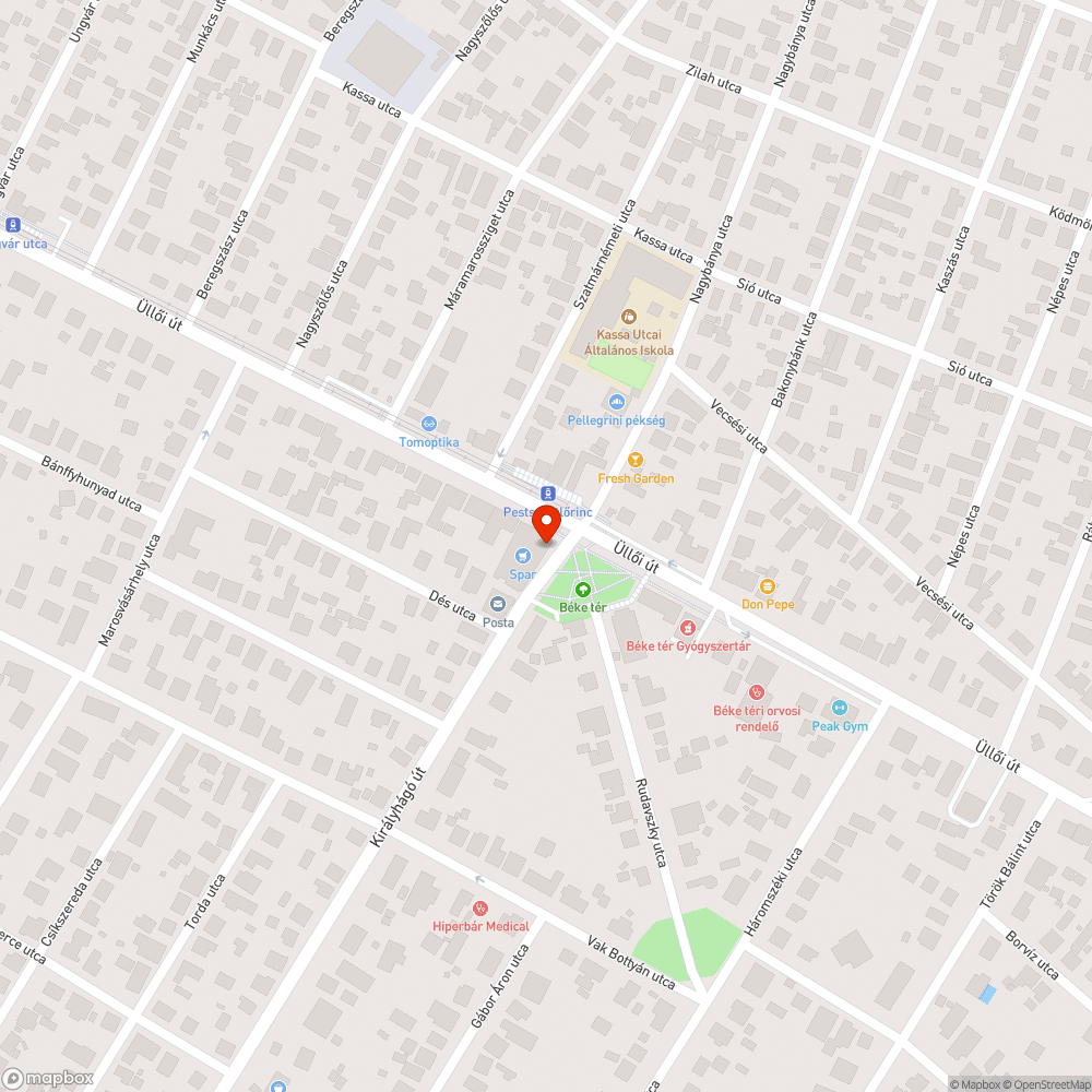 Hiányzik a Parkoló tábla? bejelentés helye