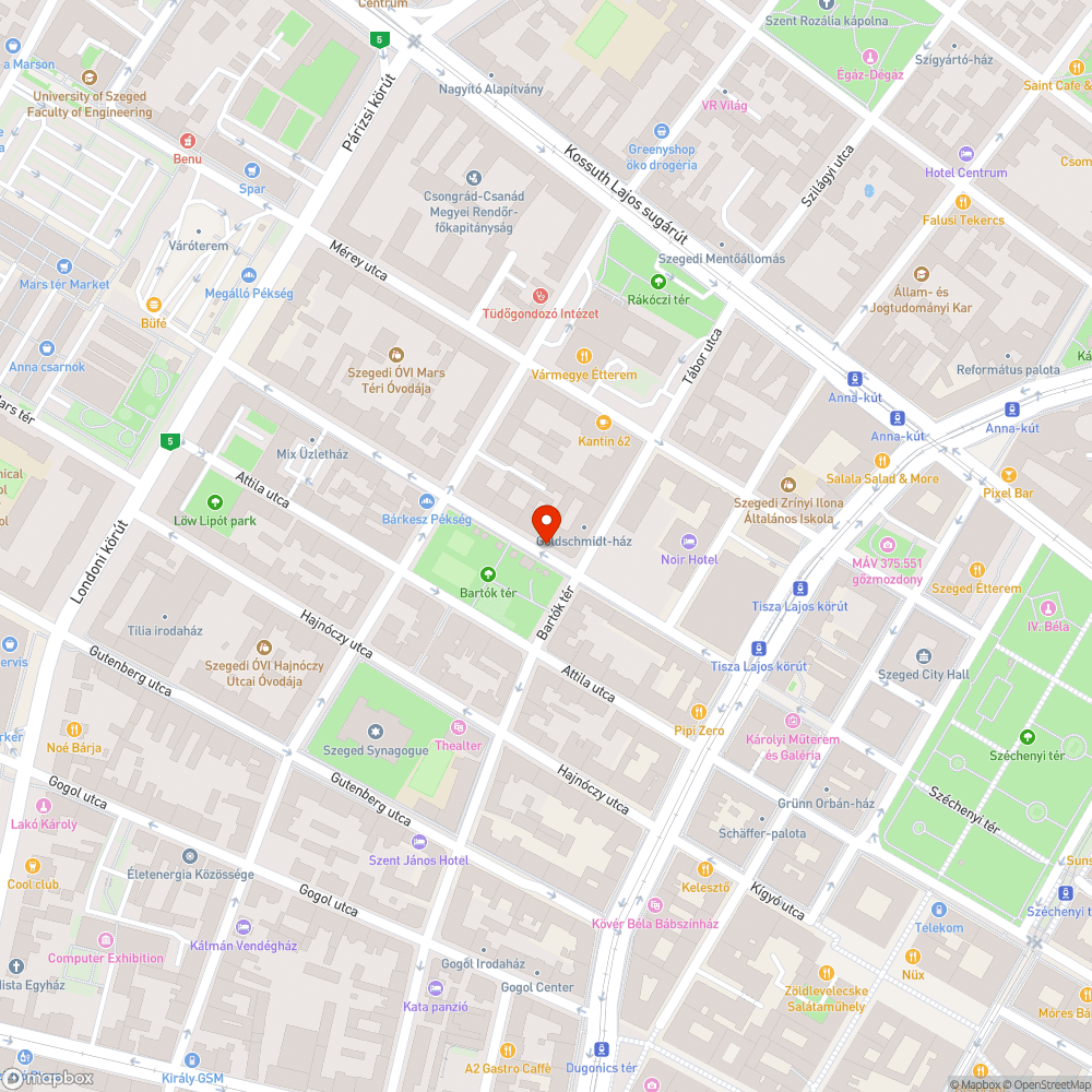 Gazdátlan szemét bejelentés helye