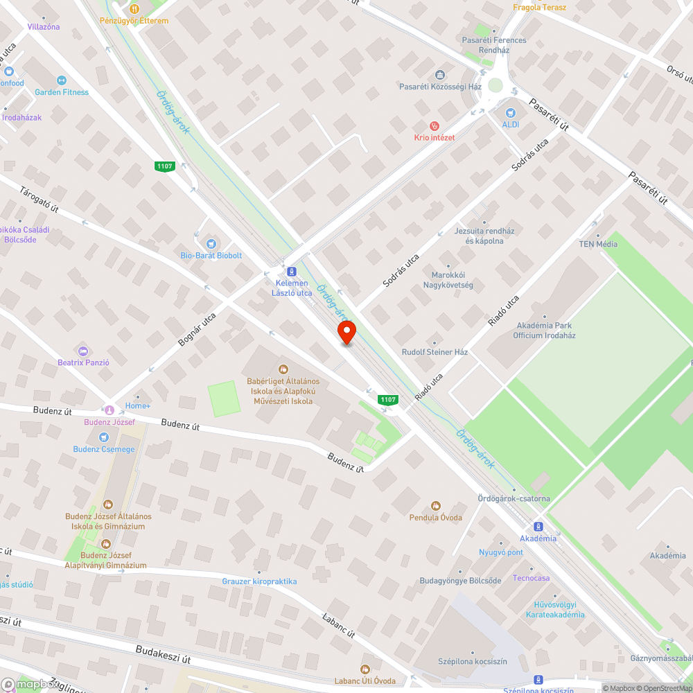 Tűzcsapból folyik a víz a Hűvösvölgyi úton bejelentés helye