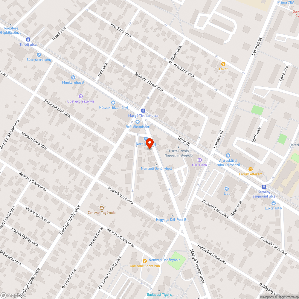 Roncs autó bejelentés helye