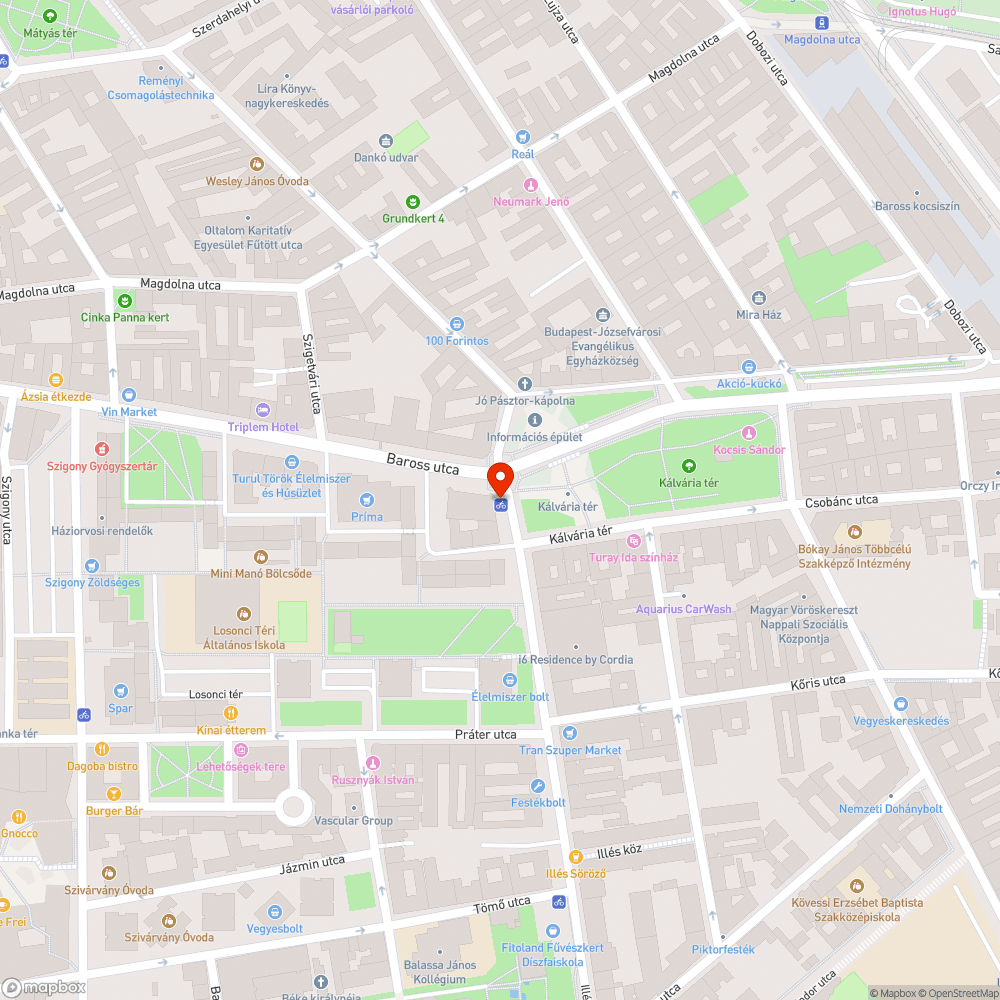 Leszakadt sávos terelőtábla bejelentés helye