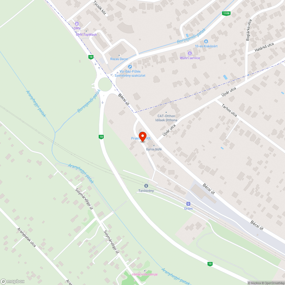 Elhagyott jármű roncs bejelentés helye