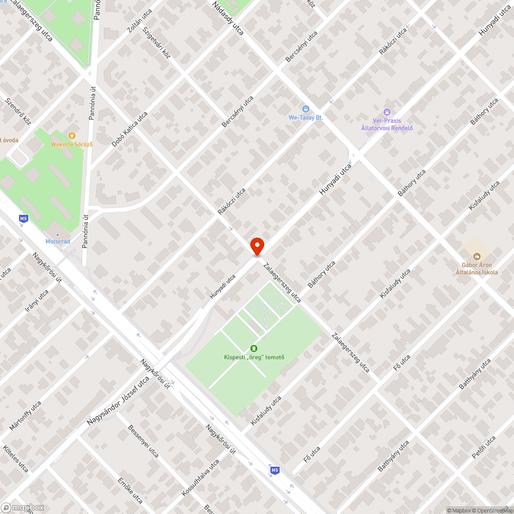 Sérült EAK tábla bejelentés helye