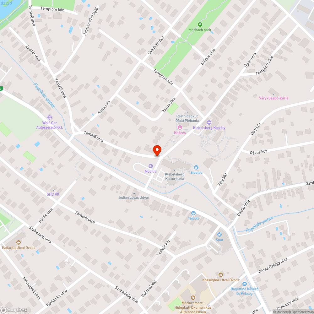 Elektromos szekrény bejelentés helye