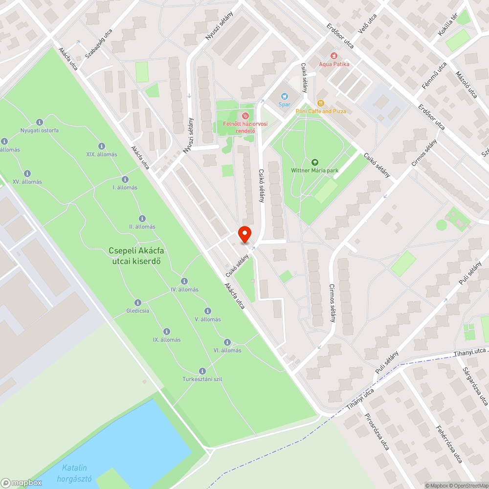 Hónapok/évek óta elhagyott jármű bejelentés helye