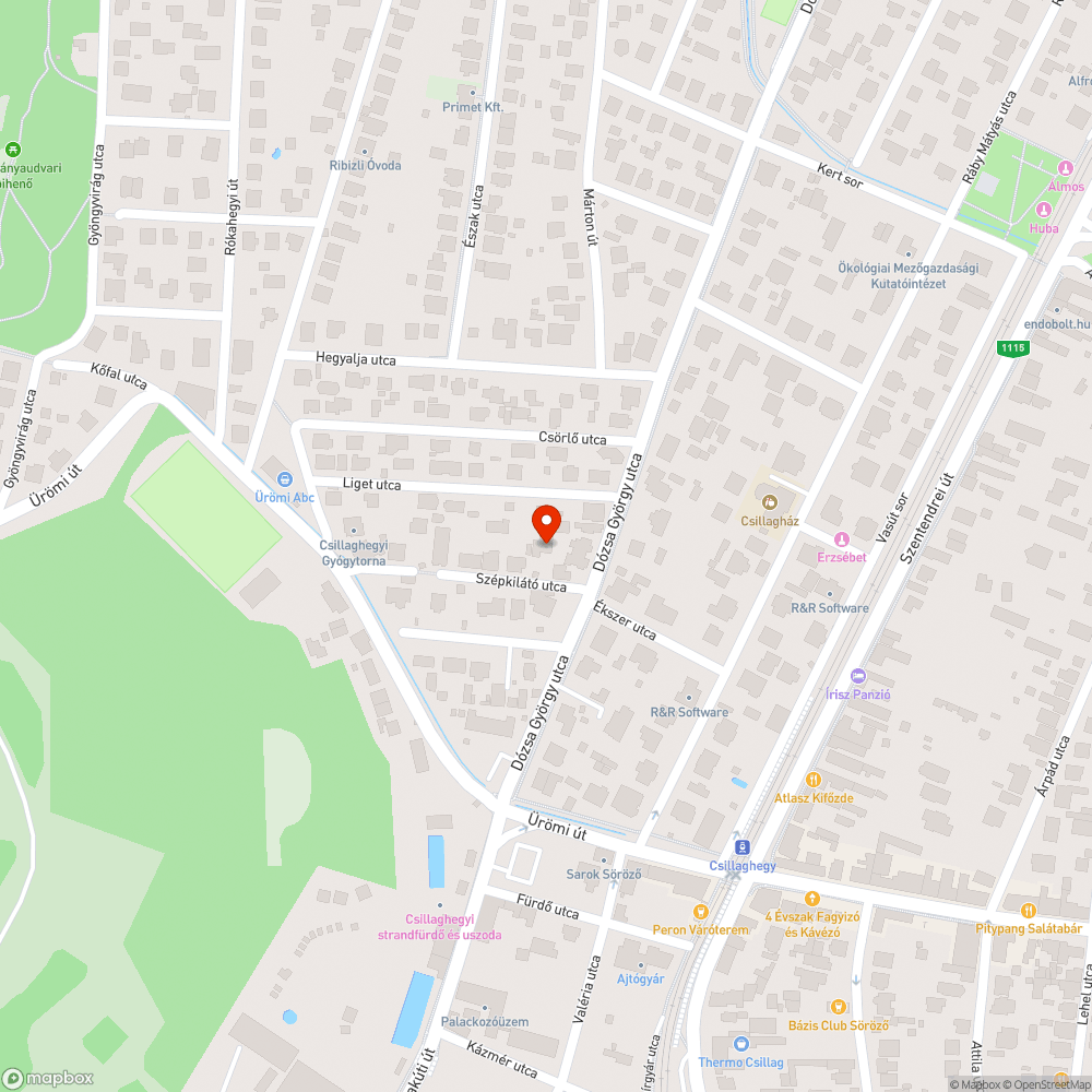 Közúti tükör bejelentés helye