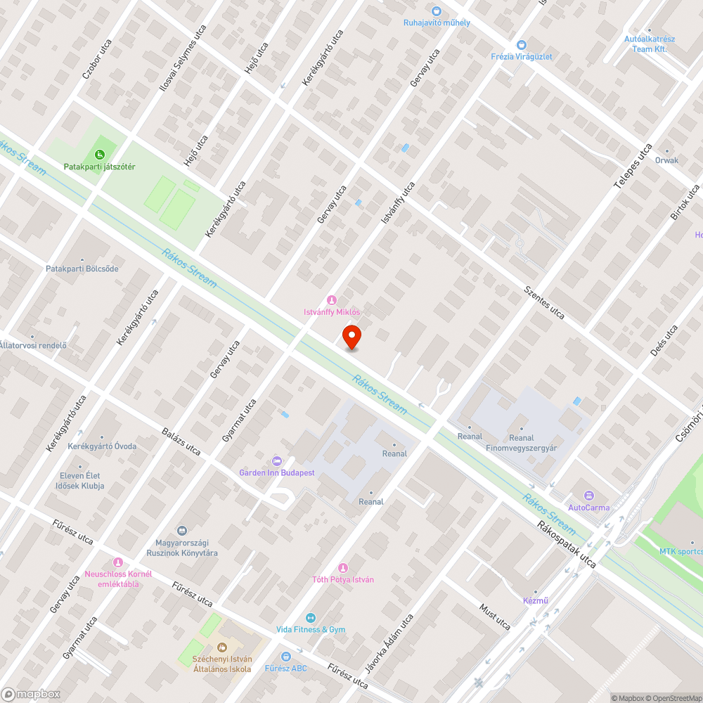 Roncs bejelentés helye