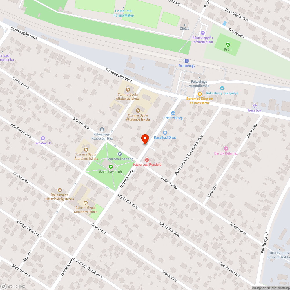 Megdőlt fedlapok - Baross u. bejelentés helye