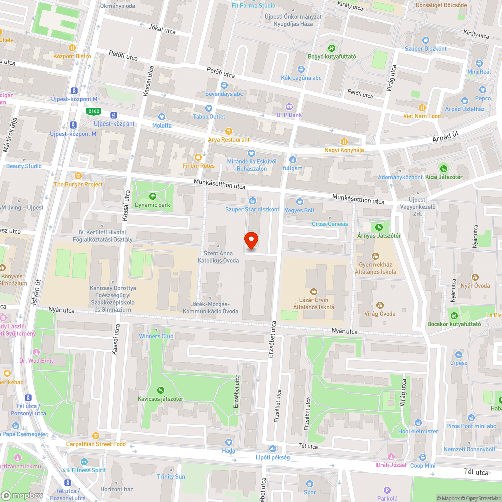 Hulladék és zöldhulladék elszállításra vár bejelentés helye