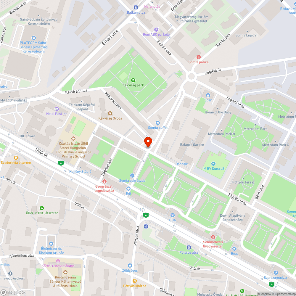 építési sitt (aszfalt) a Zágrábi u. és a Somfa köz sarkán bejelentés helye