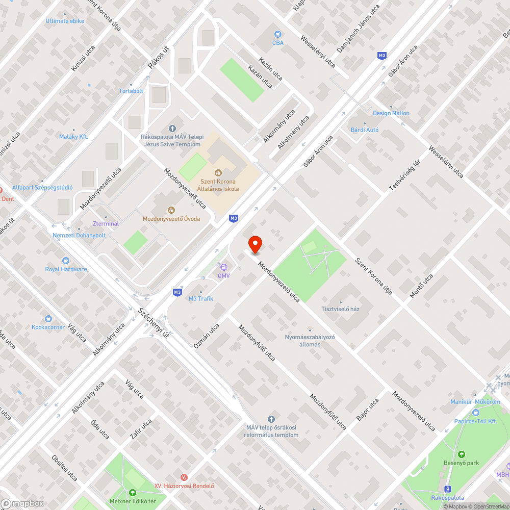 Életveszélyes faág bejelentés helye